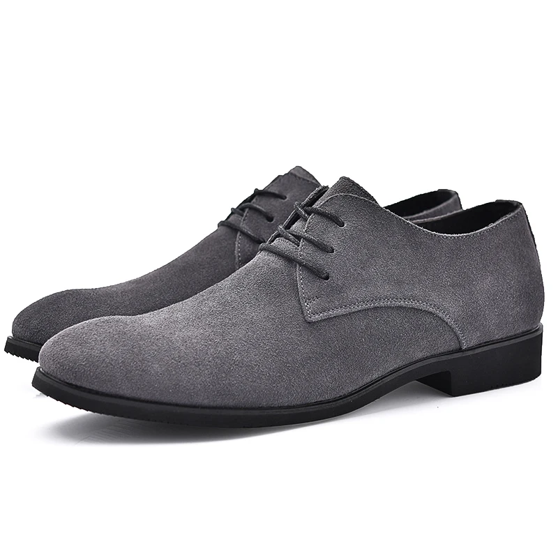 designer suede genuine leather men shoes italian formal male footwear elegant wedding work flats man dress oxford shoes for men (5)