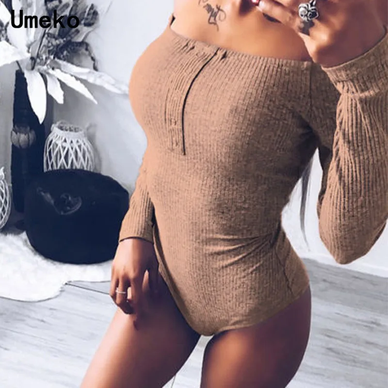 Umeko Khaki Slash Neck Rompers Women Bodycon Stretchy Long Sleeve Spring Sexy Solid Color Fitting Bodysuit and Playsuits Ladies
Umeko Khaki Slash Neck Rompers Women Bodycon Stretchy Long Sleeve Spring Sexy Solid Color Fitting Bodysuit and Playsuits Ladies