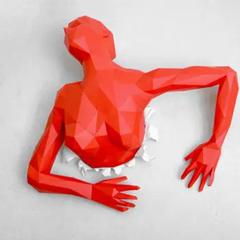 3D Paper Model Woman Break out of wall Papercraft Home Decor Wall Decoration Puzzles Educational DIY Kids Toys Birthday Gift 625
3D Paper Model Woman Break out of wall Papercraft Home Decor Wall Decoration Puzzles Educational DIY Kids Toys Birthday Gift 625
