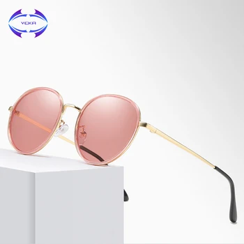 VCKA 2019 New Luxury Brand Design Polarized Sunglasses Womens Lady Elegant Glasses Female Round Driving Eyewear Oculos De Sol
VCKA 2019 New Luxury Brand Design Polarized Sunglasses Womens Lady Elegant Glasses Female Round Driving Eyewear Oculos De Sol
