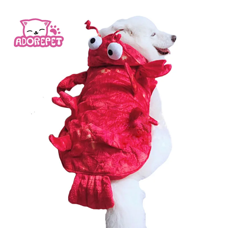 Halloween Pet Dog Lobster Costume Outfits Clothes For Large Dog Winter Warm Fleece Big Dog Puppy Jacket Coat Hoodie For Bulldog
Halloween Pet Dog Lobster Costume Outfits Clothes For Large Dog Winter Warm Fleece Big Dog Puppy Jacket Coat Hoodie For Bulldog