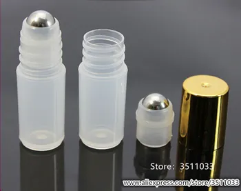 3ml Plastic Eye Essence Roll on Bottle Metal Steel Ball Cosmetic Roller Bottle Essential Oil Perfume Roller Packing Gold Cap
3ml Plastic Eye Essence Roll on Bottle Metal Steel Ball Cosmetic Roller Bottle Essential Oil Perfume Roller Packing Gold Cap