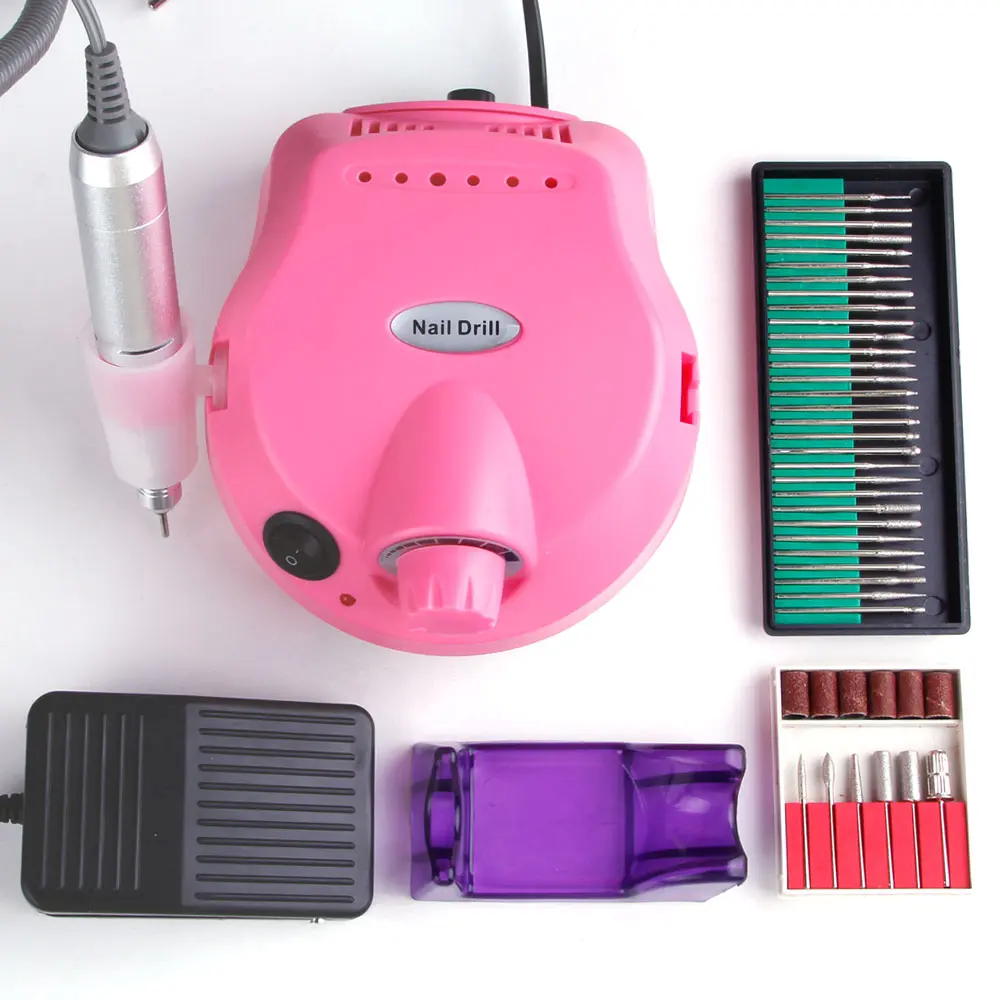 Electric Nail Drill Manicure Machine Set Pedicure Apparatus Kit Nail File Milling Cutter Drill Bits Polisher Remover EU Plug
Electric Nail Drill Manicure Machine Set Pedicure Apparatus Kit Nail File Milling Cutter Drill Bits Polisher Remover EU Plug