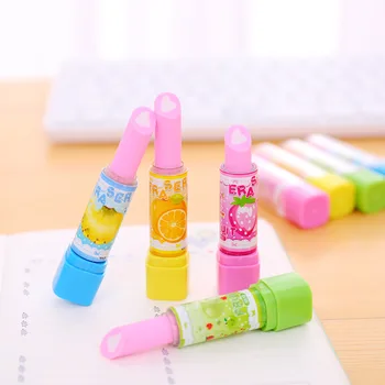 Cartoon Children Kids Lipstick Shaped Eraser Fruit Animal Rubber Stationery Gifts Birthday Party Favor
Cartoon Children Kids Lipstick Shaped Eraser Fruit Animal Rubber Stationery Gifts Birthday Party Favor