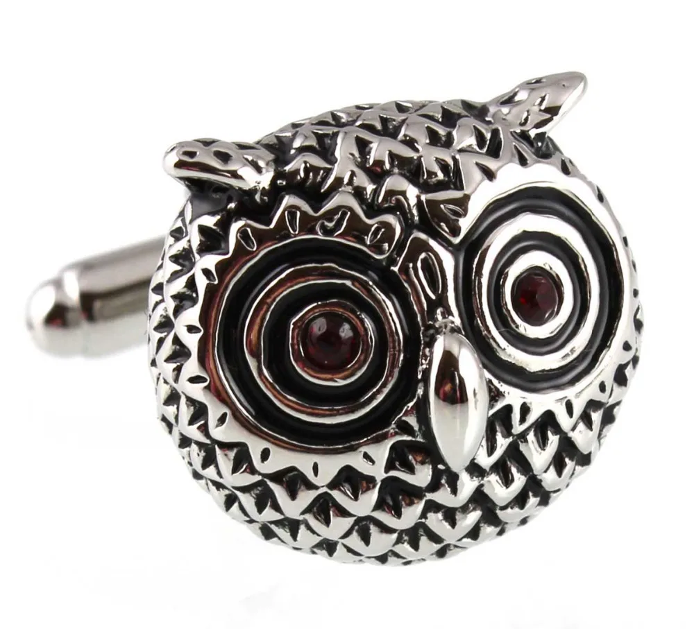 Sunnylink Men's Cuff Links Owl Red Eye Silver Black Cufflinks for shirt M3178 19mm
Sunnylink Men's Cuff Links Owl Red Eye Silver Black Cufflinks for shirt M3178 19mm