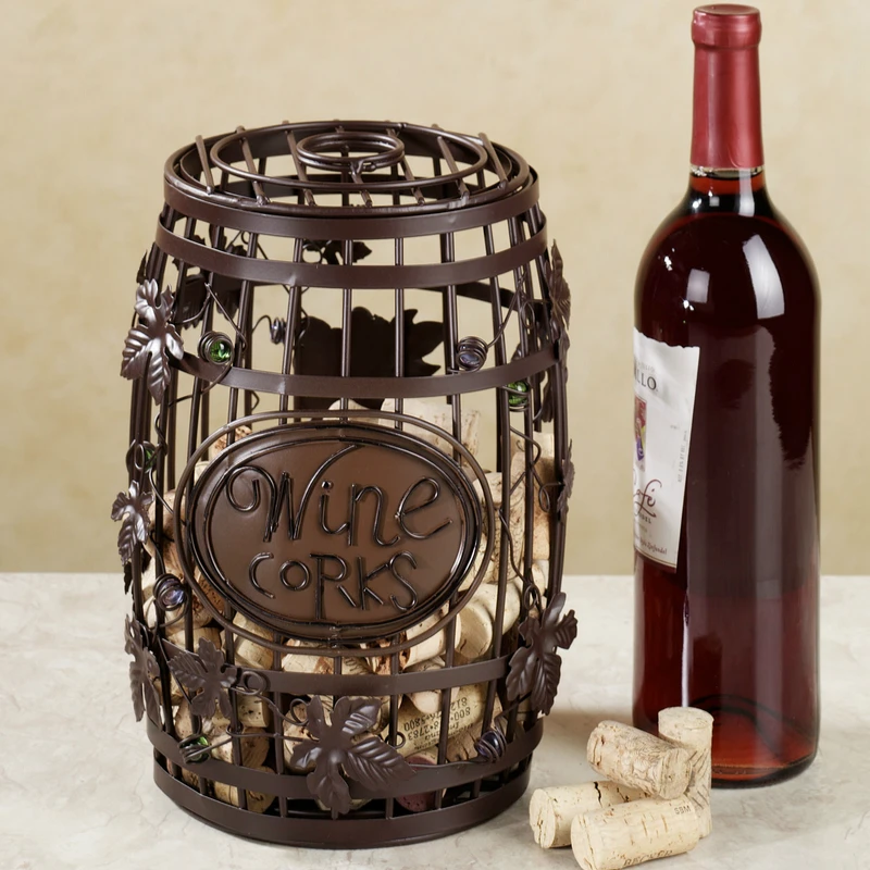 The creative wine corks rack wine bucket style and wine goblet glass style corks rack metal decoration
The creative wine corks rack wine bucket style and wine goblet glass style corks rack metal decoration