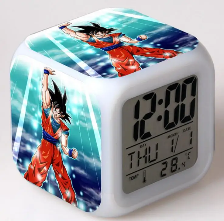 Dragon Ball Z Goku Vegeta DGZ Action Figures LED 7 Colors Change Touch Light Alarm Desk Watch Boys Girls Toys
Dragon Ball Z Goku Vegeta DGZ Action Figures LED 7 Colors Change Touch Light Alarm Desk Watch Boys Girls Toys