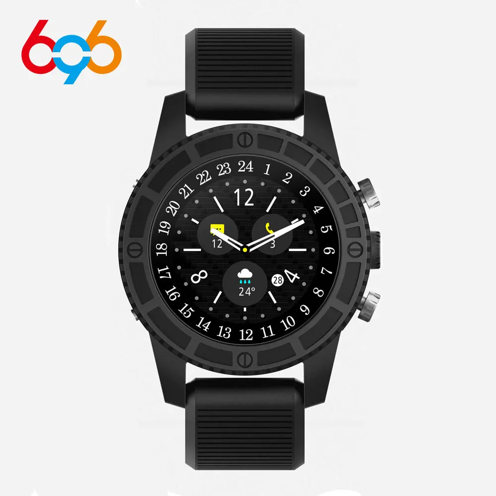 

696 i7 4GLTE Circle Carbon Frame Android 7.0 Network Support Wifi Hotspot Bluetooth Smart watch pk apple watch