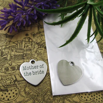 20pcs--"Mother of the bride"stainless steel charms 5 styles for choosing DIY Charms for necklace bracelets
20pcs--"Mother of the bride"stainless steel charms 5 styles for choosing DIY Charms for necklace bracelets