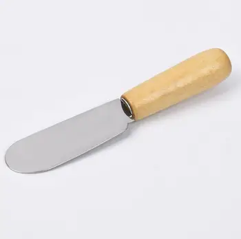 300pcs Stainless Steel Cutlery Butter Spatula Wood Butter Knife Cheese Dessert Jam Spreader Breakfast Tool SN053
300pcs Stainless Steel Cutlery Butter Spatula Wood Butter Knife Cheese Dessert Jam Spreader Breakfast Tool SN053