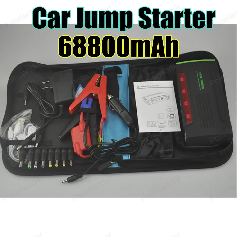 Car font b power b font font b bank b font car Jumper starter 68800 mAh
