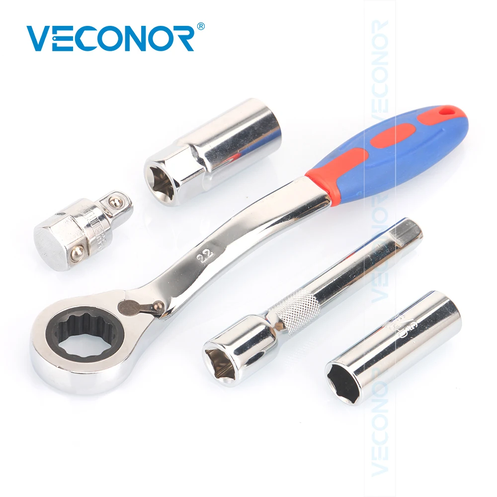 Veconor 22mm Spark Plug Socket Wrench Spanner Set Spark Plug Removal Tool Kit Full Polish Reversible Head
Veconor 22mm Spark Plug Socket Wrench Spanner Set Spark Plug Removal Tool Kit Full Polish Reversible Head