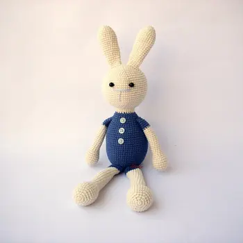 Crocheted Bunny , Crochet Toy, DIY tutorial doll rattle
Crocheted Bunny , Crochet Toy, DIY tutorial doll rattle