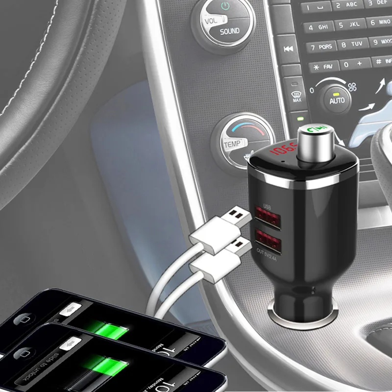 Новое поступление 2017 года fm-передатчик bc23 автомобиля Bluetooth версии 4.2 громкой