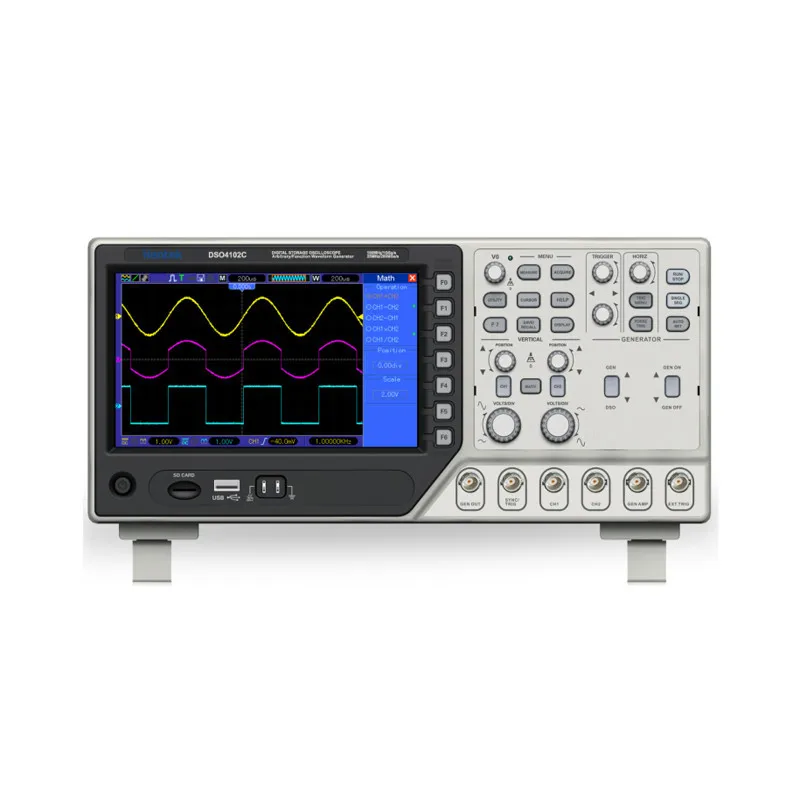 Hantek DSO4102C Digital Multimeter Oscilloscope USB 100MHz 2 Channels 7" 64K TFT Arbitrary Waveform Osciloscopio Logic Analyzer
Hantek DSO4102C Digital Multimeter Oscilloscope USB 100MHz 2 Channels 7" 64K TFT Arbitrary Waveform Osciloscopio Logic Analyzer