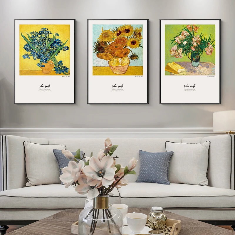 Famous Van Gogh starry sunflower iris Night Canvas Painting Posters And Prints Wall Art Picture For Living Room Aisle Home Decor
Famous Van Gogh starry sunflower iris Night Canvas Painting Posters And Prints Wall Art Picture For Living Room Aisle Home Decor