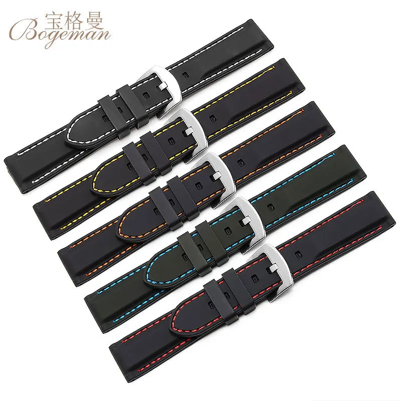 Hot-sale Men Women Black Silicone Rubber Watchband Strap watch Band Waterproof for wristwatches 20mm 22mm 24mm 26mm
Hot-sale Men Women Black Silicone Rubber Watchband Strap watch Band Waterproof for wristwatches 20mm 22mm 24mm 26mm