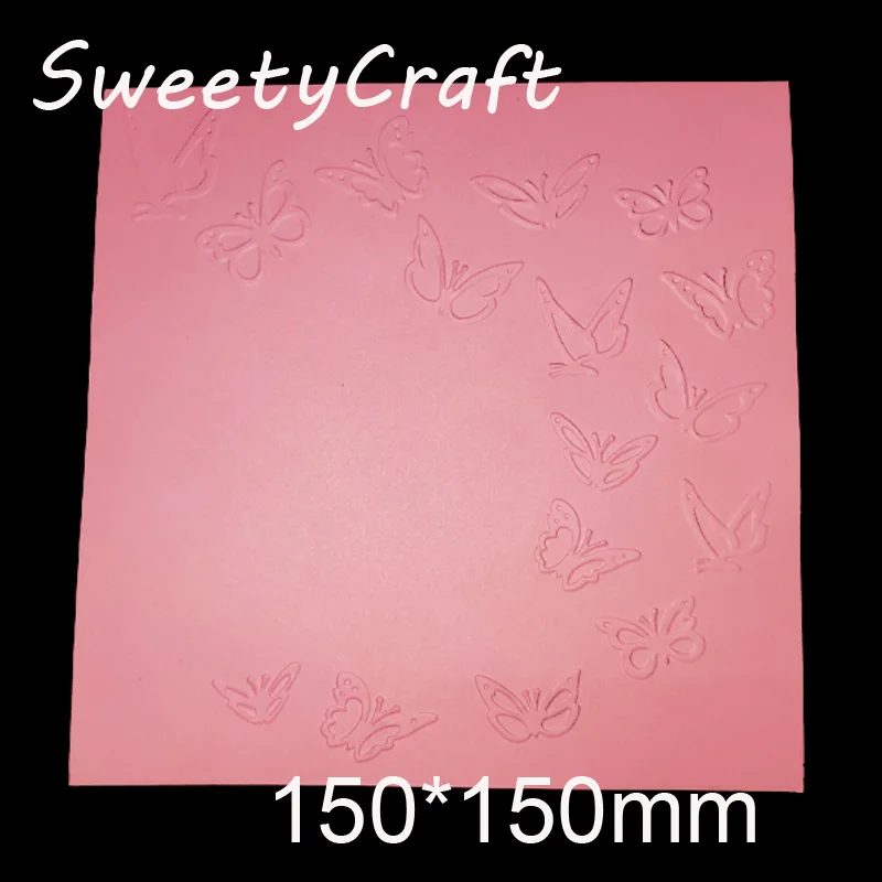 150*150mm Butterfly Textured Embossing Folder Plastic Card Making Stamps Scrapbooking Paper Craft Supplies Impressions Folders
150*150mm Butterfly Textured Embossing Folder Plastic Card Making Stamps Scrapbooking Paper Craft Supplies Impressions Folders