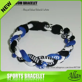 Custom 3 rope weave bracelets Ionic Titanium Baseball Sport Tornado bracelet with mulitcolor and size
Custom 3 rope weave bracelets Ionic Titanium Baseball Sport Tornado bracelet with mulitcolor and size