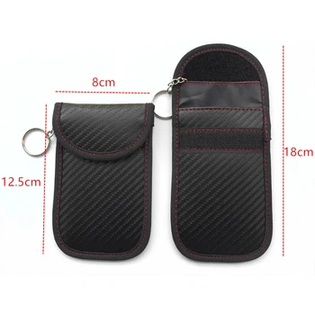Blocker Entry Fob Key Case Black Signal Defender Carbon Fiber Anti-theft Car Key RFID Shielding Set Latest Useful
Blocker Entry Fob Key Case Black Signal Defender Carbon Fiber Anti-theft Car Key RFID Shielding Set Latest Useful