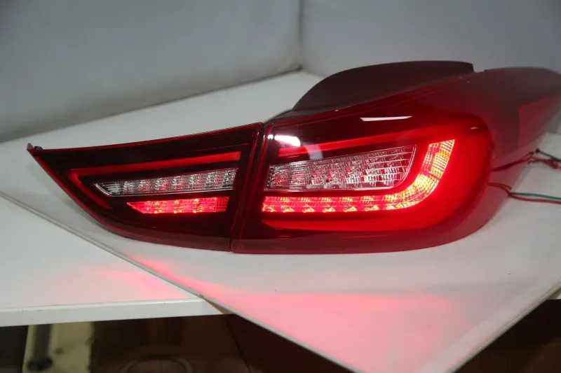 Elantra Avante MD 伊兰特尾灯 流光转向灯 红色 (10)