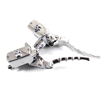 7/8" 22mm 1" 25mm Skull Motorcycle CNC Aluminum Hand Control Reservoir Brake Clutch Levers Cafe Racer Bobber ATV
7/8" 22mm 1" 25mm Skull Motorcycle CNC Aluminum Hand Control Reservoir Brake Clutch Levers Cafe Racer Bobber ATV
