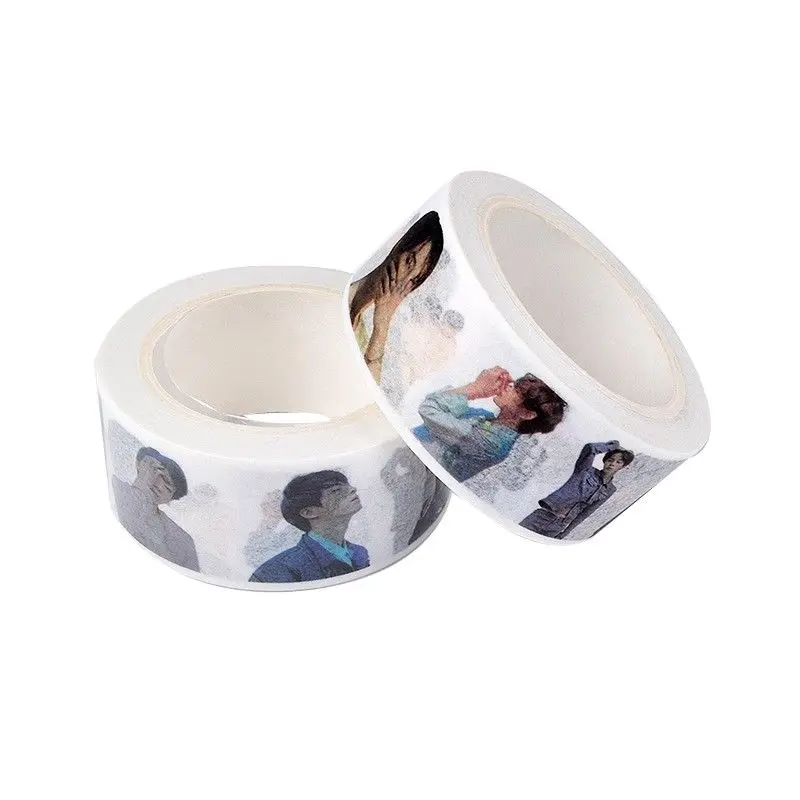 Korea Fashion Tape Stickers Paper Stickers KPOP Kim Tae Hyung V DIY Scrapbook Stickers Maksing Washi Tape Photo 2019 New
Korea Fashion Tape Stickers Paper Stickers KPOP Kim Tae Hyung V DIY Scrapbook Stickers Maksing Washi Tape Photo 2019 New