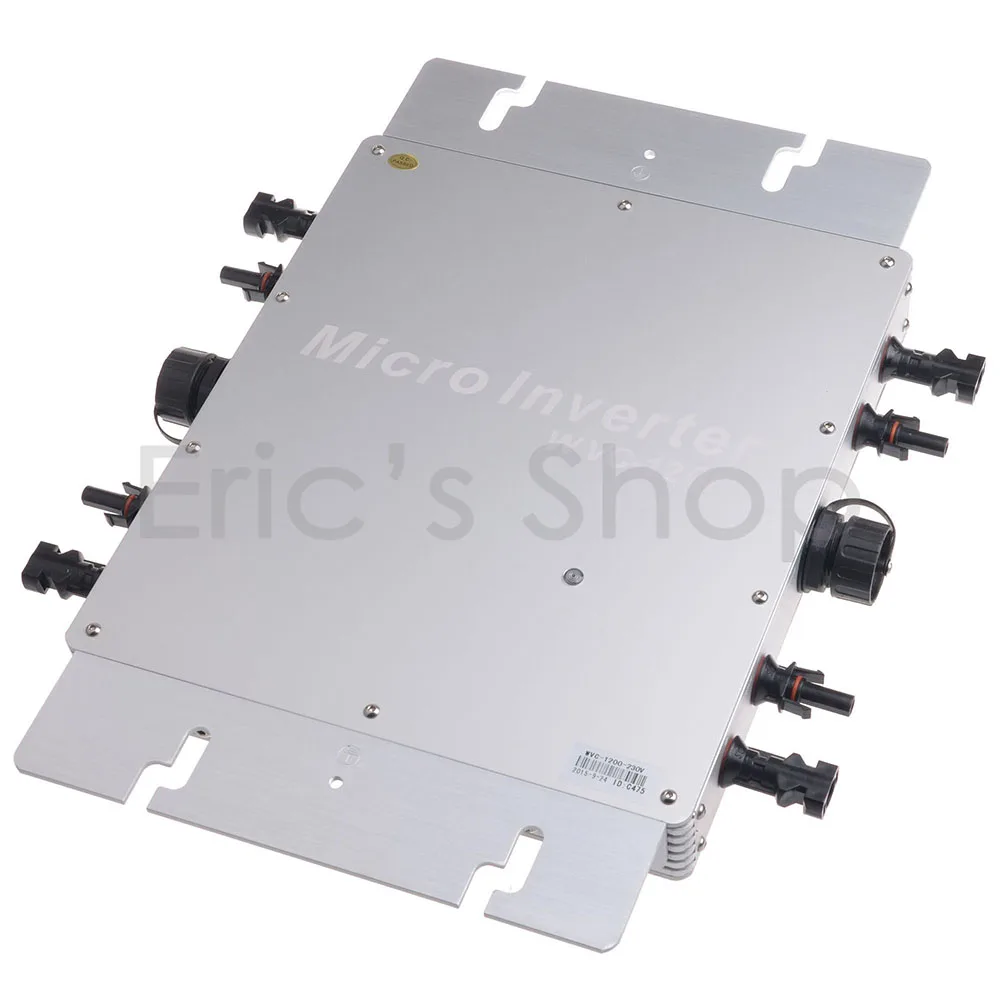 MPPT 1200W Wireless Communication Waterproof Grid Tie Inverter DC24V to AC110V/230V Solar Inverter Pure Sine Wave Inverter IP65
MPPT 1200W Wireless Communication Waterproof Grid Tie Inverter DC24V to AC110V/230V Solar Inverter Pure Sine Wave Inverter IP65