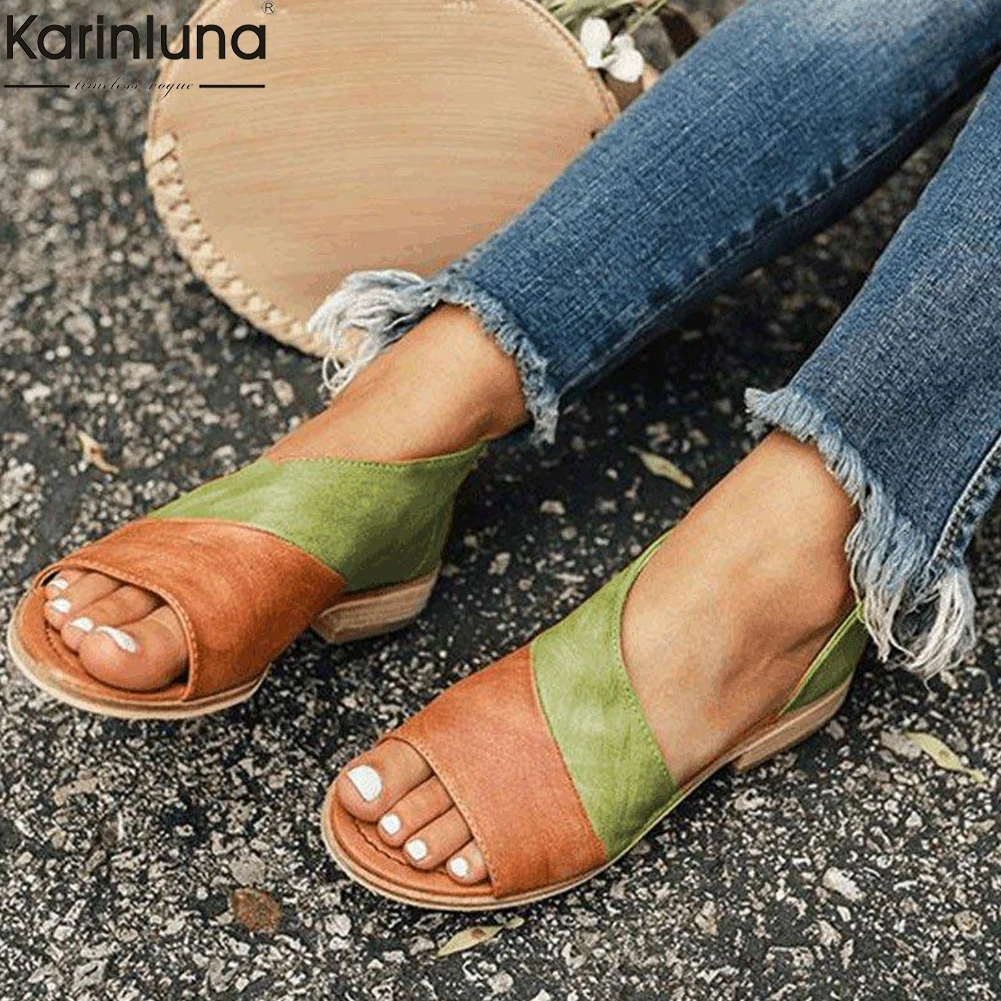 KarinLuna Ins style Summer beach vacation Fashion Big Size 46 slip on Sandals Women shoes comfortable leisure Casual Shoes Woman
KarinLuna Ins style Summer beach vacation Fashion Big Size 46 slip on Sandals Women shoes comfortable leisure Casual Shoes Woman