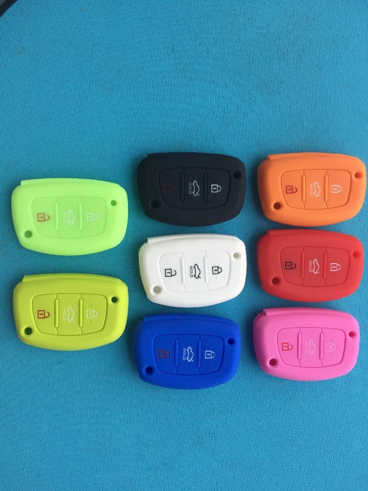 3 Buttons Soft Silicone Car Key Case Cover For Hyundai IX35 3 button remote key shell with middle button hold
3 Buttons Soft Silicone Car Key Case Cover For Hyundai IX35 3 button remote key shell with middle button hold