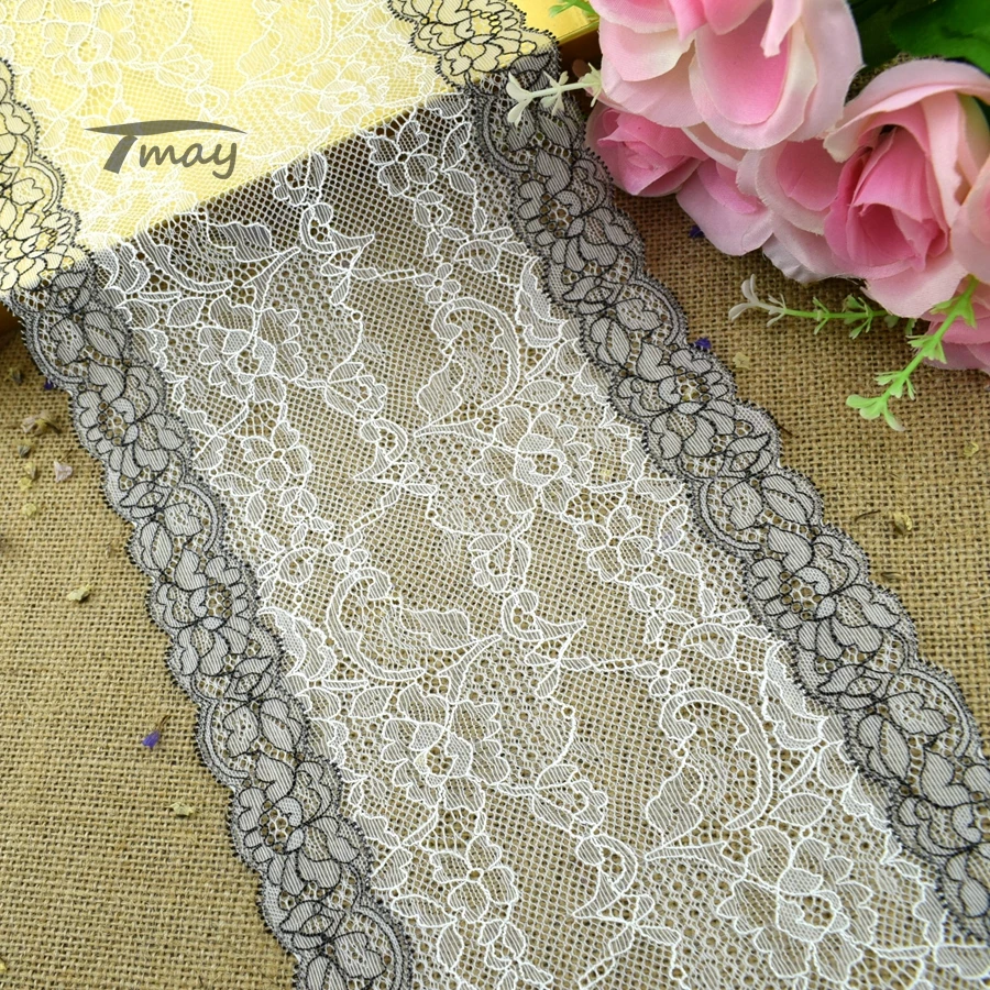 #1523 Lace Widen Stretch Elastic Lace Trim Sewing Supplies Handmade Crafts Ribbon Fabric Garments Black Cord
#1523 Lace Widen Stretch Elastic Lace Trim Sewing Supplies Handmade Crafts Ribbon Fabric Garments Black Cord
