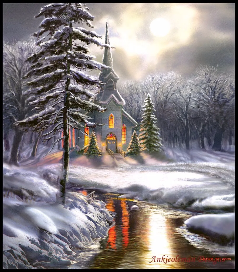 Needlework for embroidery DIY DMC High Quality - Counted Cross Stitch Kits 14 ct Oil painting - Wildwood Church
Needlework for embroidery DIY DMC High Quality - Counted Cross Stitch Kits 14 ct Oil painting - Wildwood Church