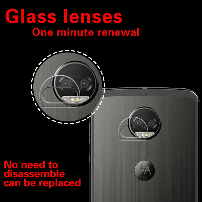 

High Quality Camera Lens Tempered Glass For moto z2 force ( 2nd gen. ) Fingerprint Back Transparent Lens Protector Film Glass