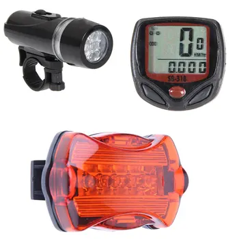 Bicycle Light 5 LED Mountain Bike Speedometer Wired Cycling Front Light and Rear Lights Lamp Bicycle Accessories
Bicycle Light 5 LED Mountain Bike Speedometer Wired Cycling Front Light and Rear Lights Lamp Bicycle Accessories