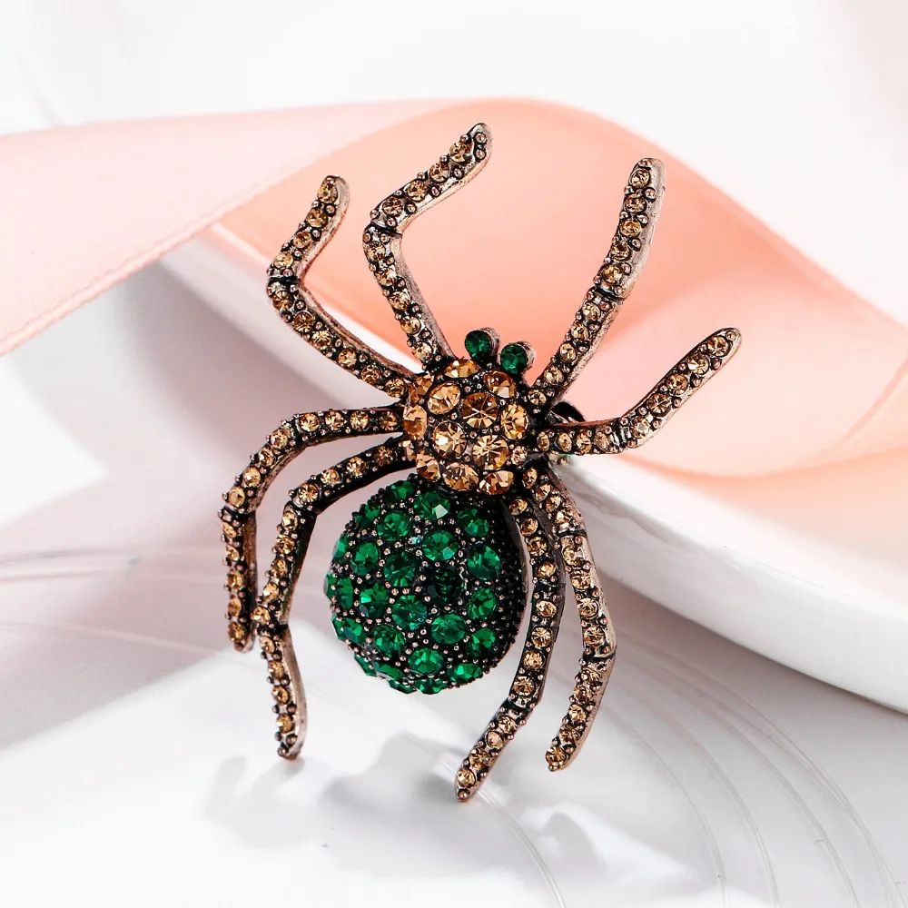 Tuliper Retro Tarantula Spider Animal Brooch Pin Austrian Crystal Rhinestone Brooch For Women Girl Party Jewelry Gift
Tuliper Retro Tarantula Spider Animal Brooch Pin Austrian Crystal Rhinestone Brooch For Women Girl Party Jewelry Gift