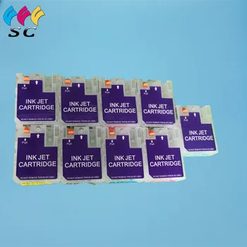 80ml 9 pieces/lot for EPSON Surecolor P800 Refillable Ink Cartridge with Permanent Chip
80ml 9 pieces/lot for EPSON Surecolor P800 Refillable Ink Cartridge with Permanent Chip