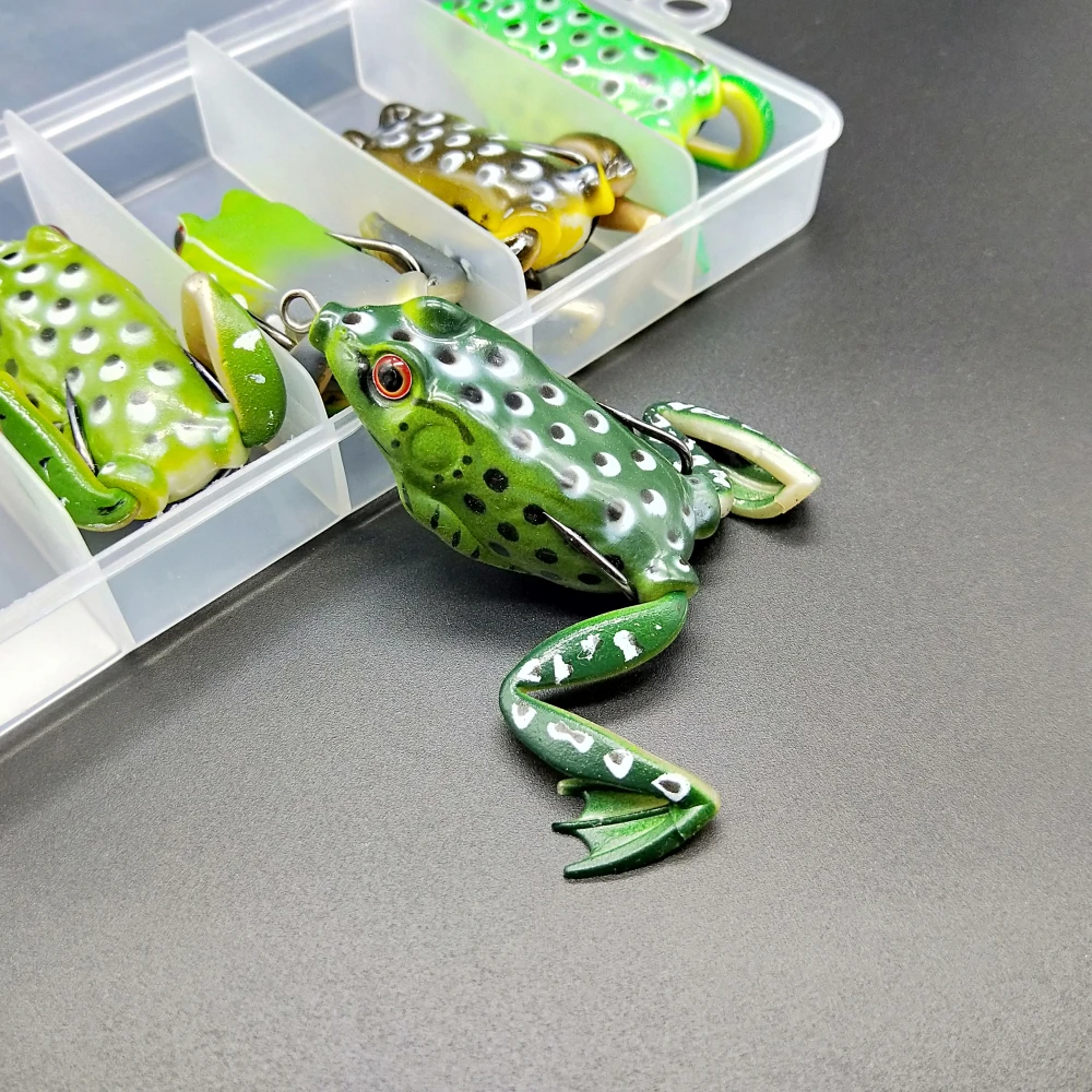 New Arrival Artificial Frog Lure Fishing Soft Lure Black Fish Killer 55mm 15g Fishing lures Soft Frog
New Arrival Artificial Frog Lure Fishing Soft Lure Black Fish Killer 55mm 15g Fishing lures Soft Frog