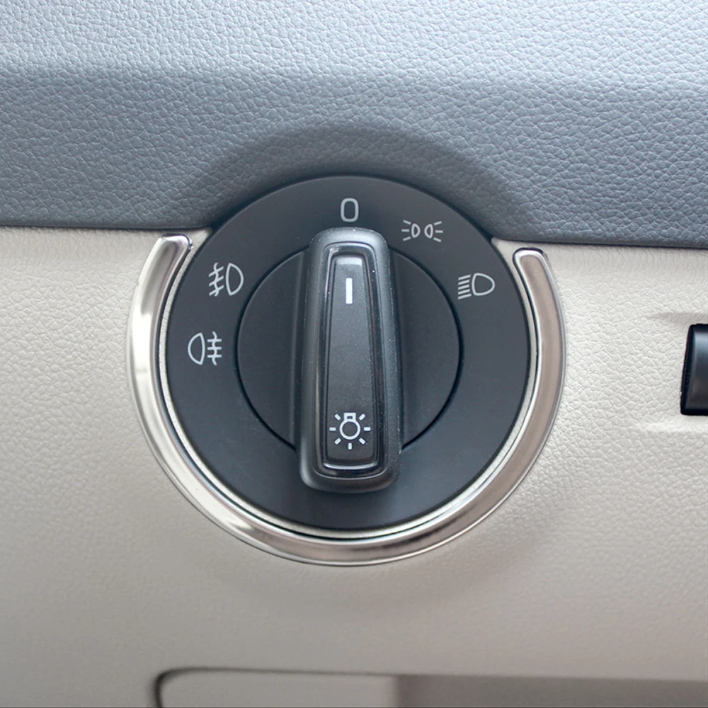 Stainless Steel Interior Car Headlight Switch Button Cover Trim For Skoda Octavia A7
Stainless Steel Interior Car Headlight Switch Button Cover Trim For Skoda Octavia A7