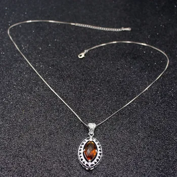 Gorgeous Unique New Honey Topaz925 Sterling Silver Color Charms Women Pendant Chain Necklace 20 Inch
Gorgeous Unique New Honey Topaz925 Sterling Silver Color Charms Women Pendant Chain Necklace 20 Inch