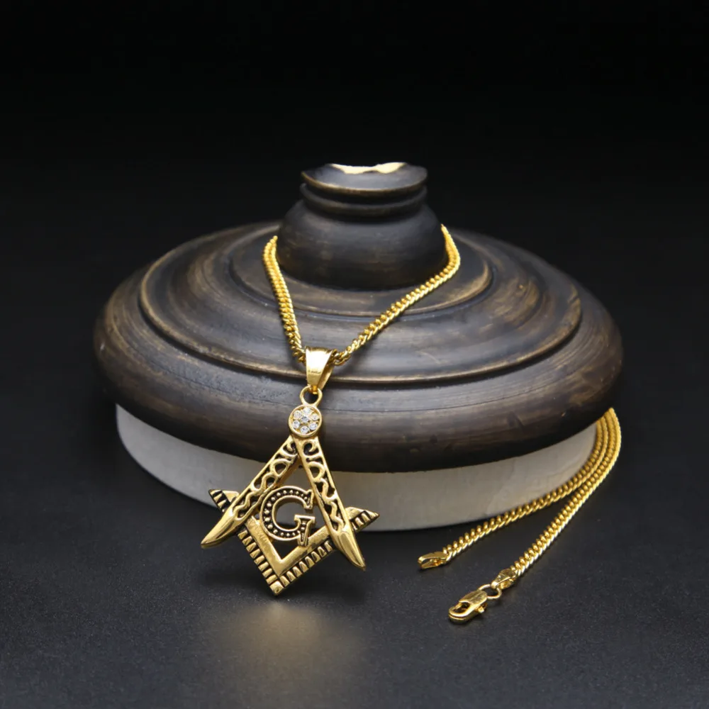 Gold silver Plated Hip Hop Iced Out Pendant G Necklace Initial Masonic Symbol Compass Free Mason Men 60cm Cuban Chain Necklaces
Gold silver Plated Hip Hop Iced Out Pendant G Necklace Initial Masonic Symbol Compass Free Mason Men 60cm Cuban Chain Necklaces