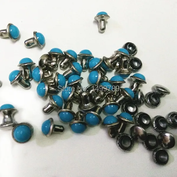 DIY100PCS 6mm Accessories Blue Turquoise Crack Rivets Leather Craft Punk Studs Shipping Free
DIY100PCS 6mm Accessories Blue Turquoise Crack Rivets Leather Craft Punk Studs Shipping Free