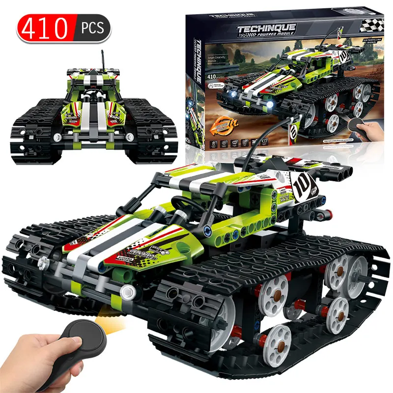 Remote Control Motor Power Function Building Blocks Compatible Technic RC Tracked Racer Car Bricks Toys For Children
Remote Control Motor Power Function Building Blocks Compatible Technic RC Tracked Racer Car Bricks Toys For Children