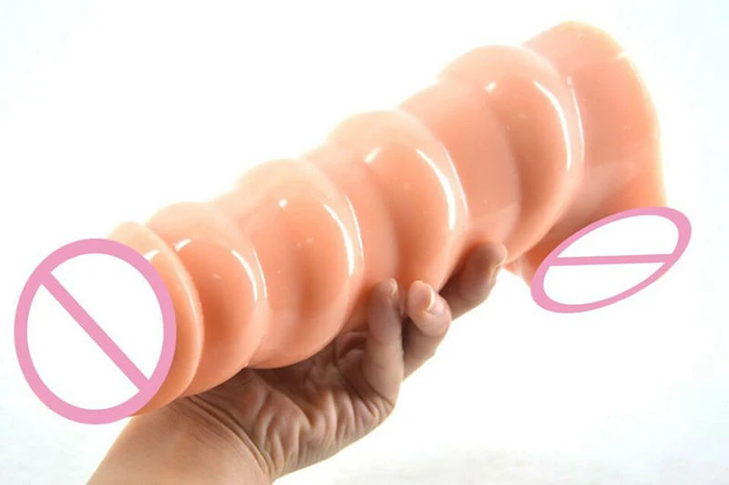 2.76" FAAK Huge Dildo Wave Beads Penis Anal Plug Erotic Toy Woman Masturbation Faloimitator Big Thick Anal Dildo butt plug dong 15