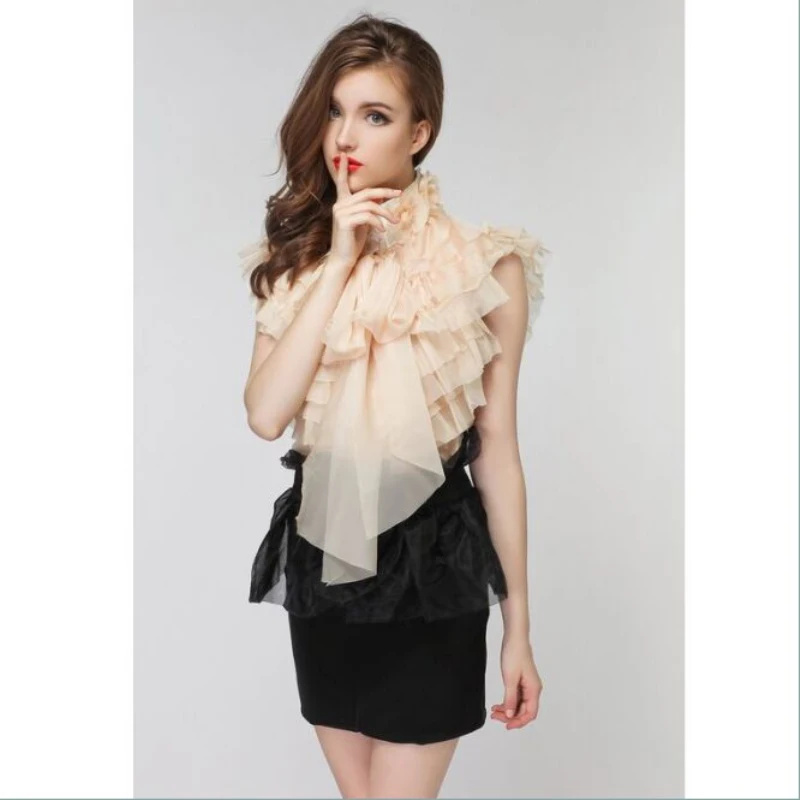 Hot 2019 new 3 Colors summer brand sweet vintage girl ladies royal court princess bow design chiffon ruffle blouse shirt S-XXL
Hot 2019 new 3 Colors summer brand sweet vintage girl ladies royal court princess bow design chiffon ruffle blouse shirt S-XXL