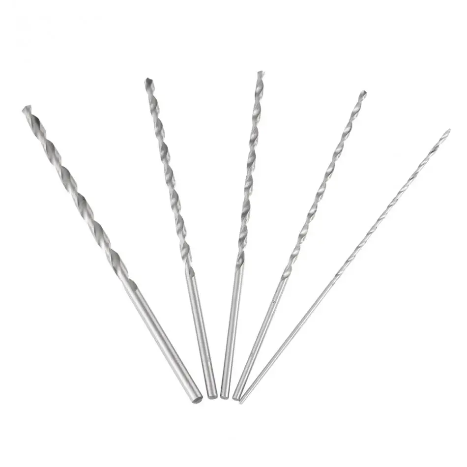 5pcs/set Extra Long High-speed Steel HSS Drill Bits Straight Shank Twist Drill Bit Tool 2-5mm For Wood
5pcs/set Extra Long High-speed Steel HSS Drill Bits Straight Shank Twist Drill Bit Tool 2-5mm For Wood