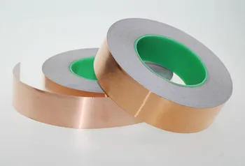 30mm X 30m Single Adhesive Conductive Copper Foil Tape EMI Shield Copper Strip High Quality