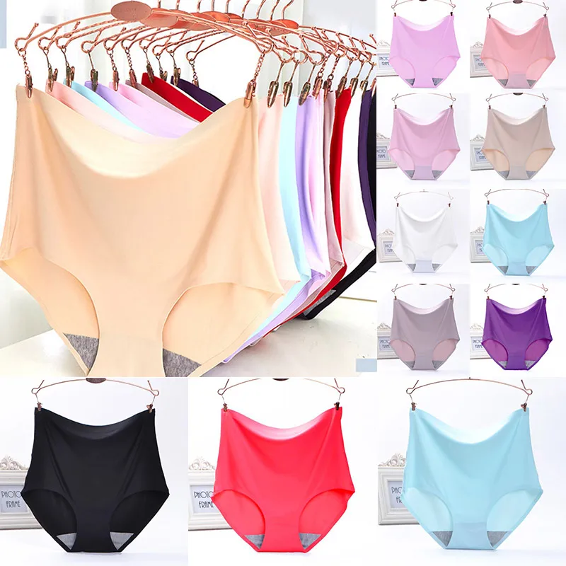 Hot Sale 1PC Ice Silk High Quality High Waist Women Briefs Body Shaping Popular Underwear Seamless Panties Female Panties
Hot Sale 1PC Ice Silk High Quality High Waist Women Briefs Body Shaping Popular Underwear Seamless Panties Female Panties