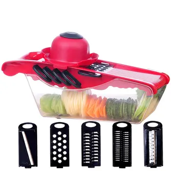 5in1 Manual Vegetable Cutter Slicers Garlic Presses Potato Graters Kitchen Accessories Shredding Machine
5in1 Manual Vegetable Cutter Slicers Garlic Presses Potato Graters Kitchen Accessories Shredding Machine