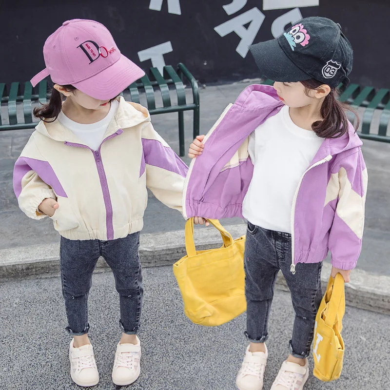 Contrast color Children's Coat Boys Girls Spring Fashion Bat sleeve elastic hem Coat Children's Korean zipper Jacket for Girls
Contrast color Children's Coat Boys Girls Spring Fashion Bat sleeve elastic hem Coat Children's Korean zipper Jacket for Girls