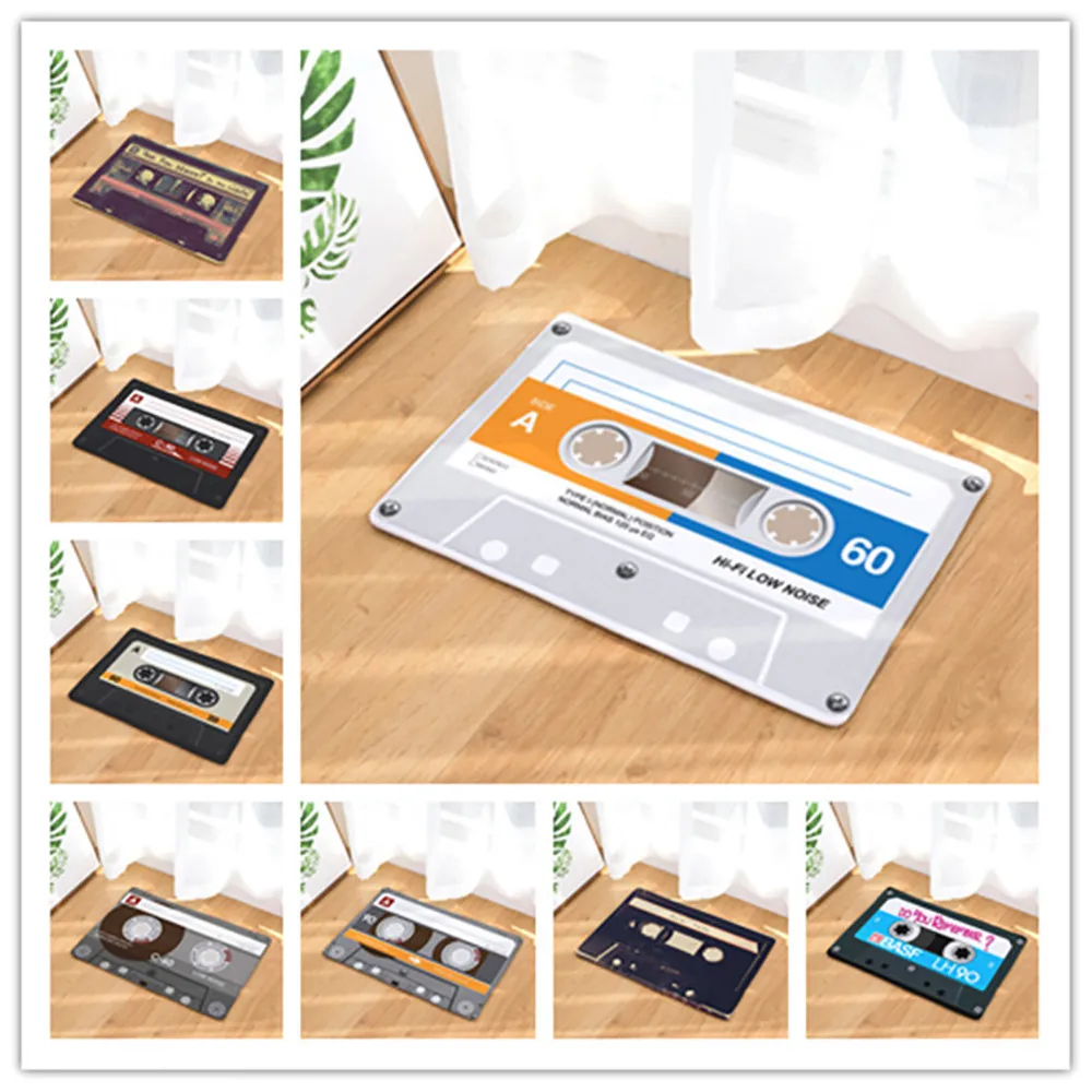 Vintage Entrance Anti-Slip Doormat Cassette Tape Indoor Doormat Non Slip Door Floor Mats Carpets Bedroom Rugs Decorative Mats
Vintage Entrance Anti-Slip Doormat Cassette Tape Indoor Doormat Non Slip Door Floor Mats Carpets Bedroom Rugs Decorative Mats